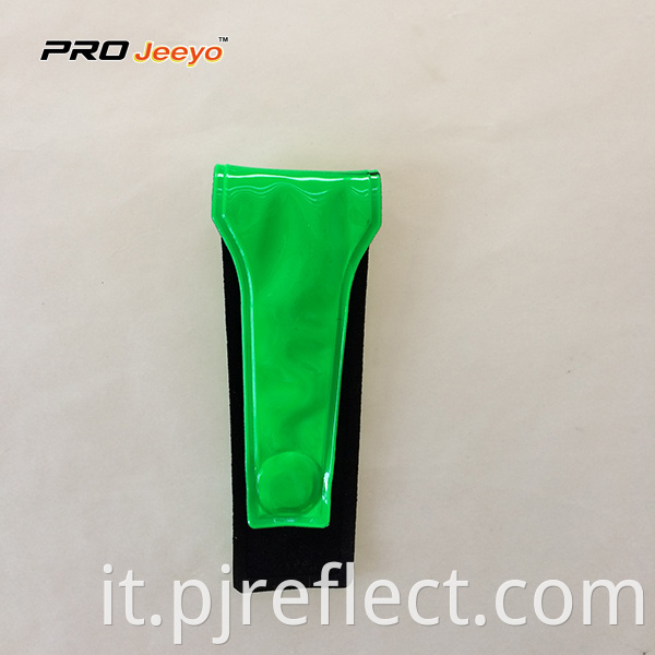 Reflective High Visibility Pvc Green Magnetic Clipcj Ccj004